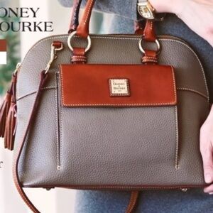 Dooney & Bourke Aubrey Pebble Leather Satchel